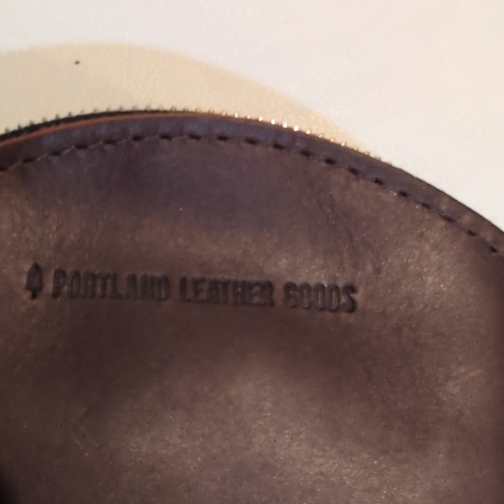 Portland Leather goods Cognac Taco Pouch - NWT - Picture 2 of 8